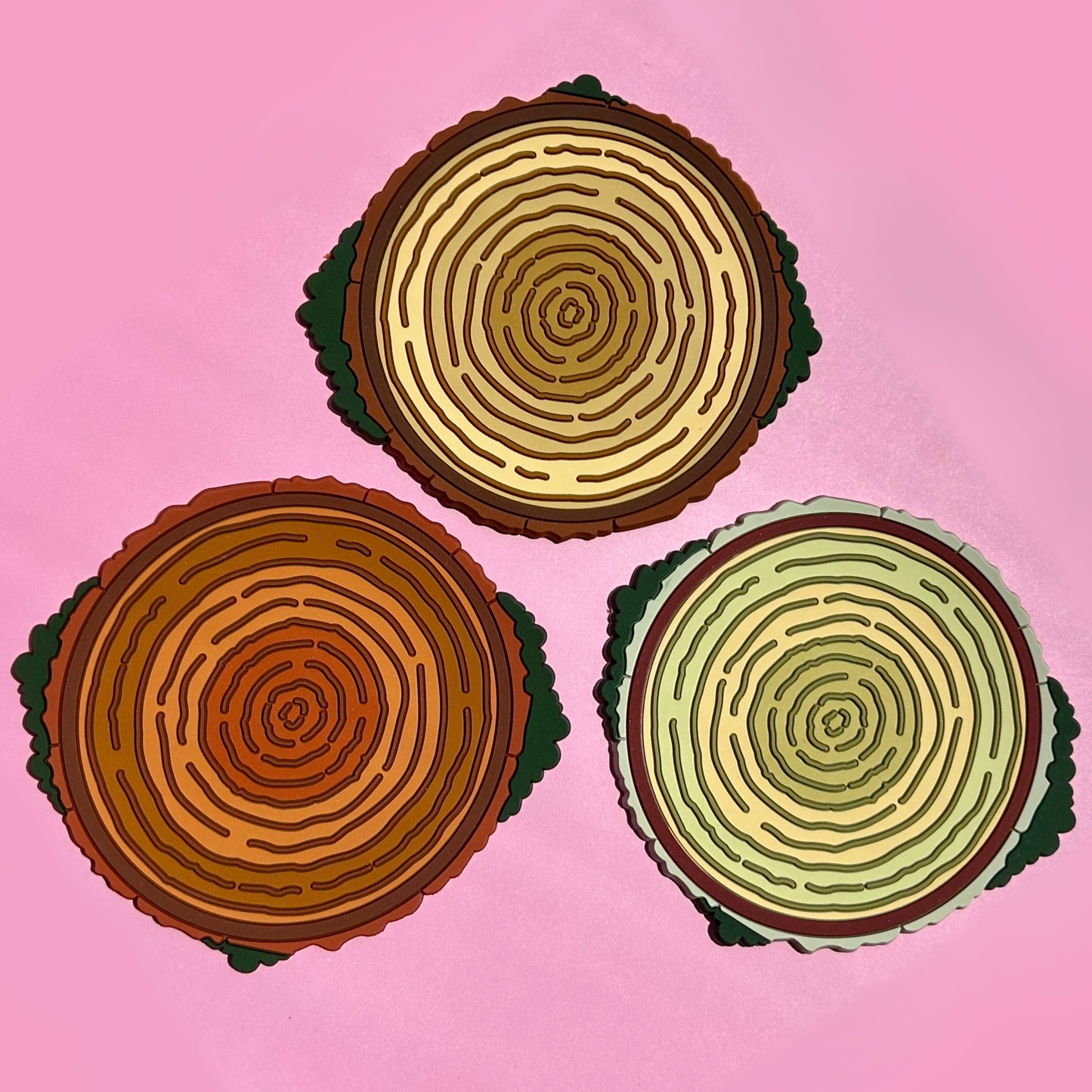 Fallen Log Tree Stump Coasters