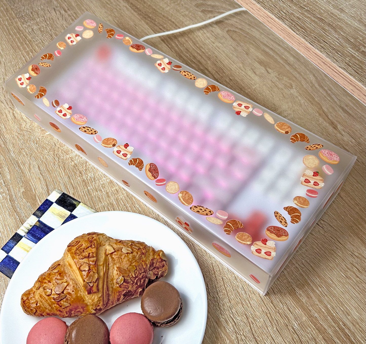 Baked Treats Acrylic Keyboard Cover