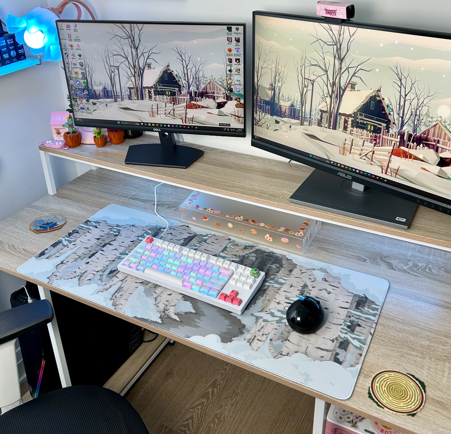 Birch Forest Desk Mat