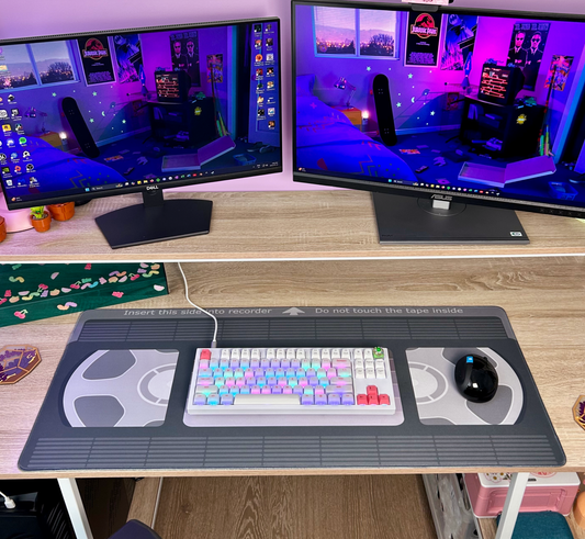 Synth Slate VHS Desk Mat