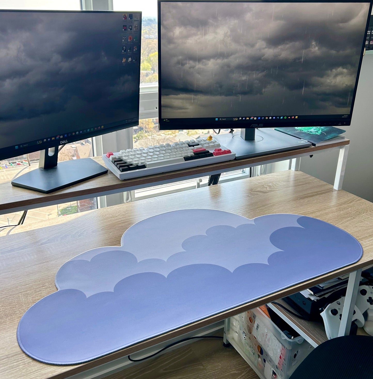 B-Grade Cloud Deskmats