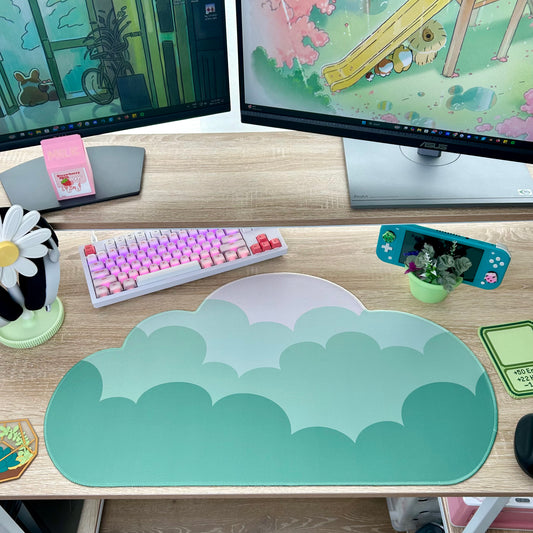 Mini Horizon Water-Resistant Cloud Deskmat