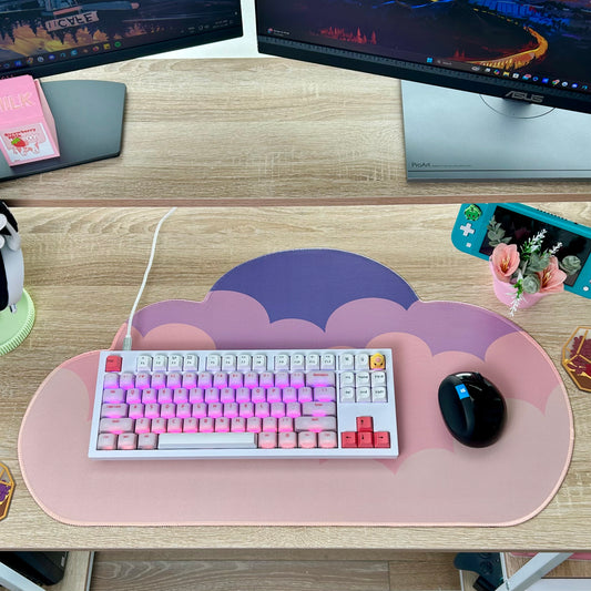 Mini Sunset Water-Resistant Cloud Deskmat
