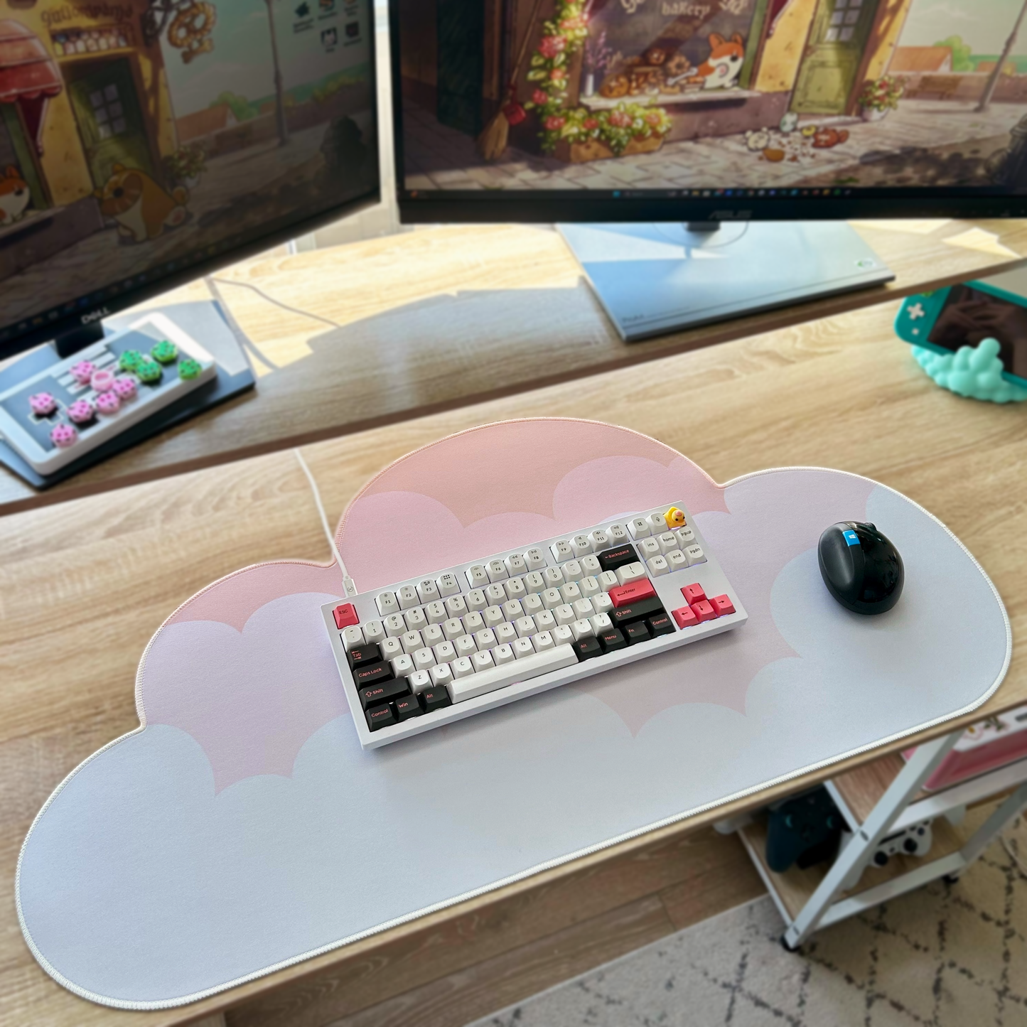 Midday Water-Resistant Cloud Desk Mat