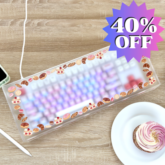Baked Treats Acrylic Keyboard Cover