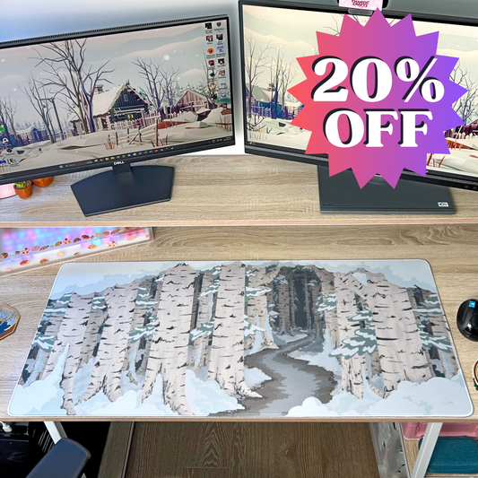 Birch Forest Desk Mat