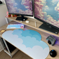 Blue Skies Water-Resistant Cloud Desk Mat