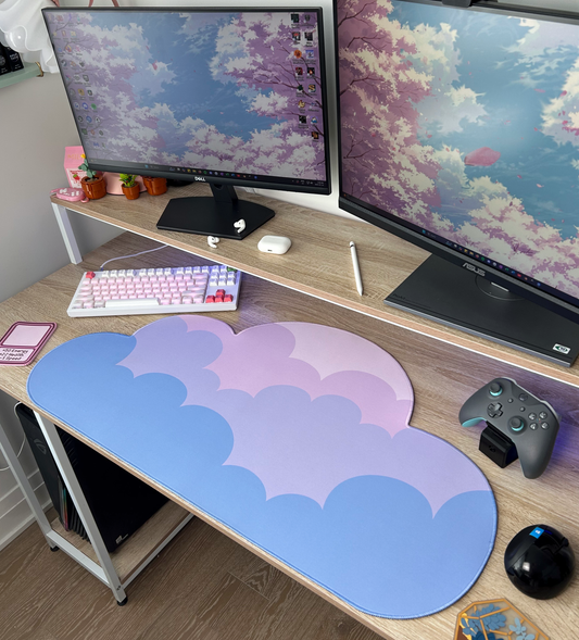 Dawn Water-Resistant Cloud Desk Mat