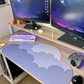 Dusk Water-Resistant Cloud Desk Mat