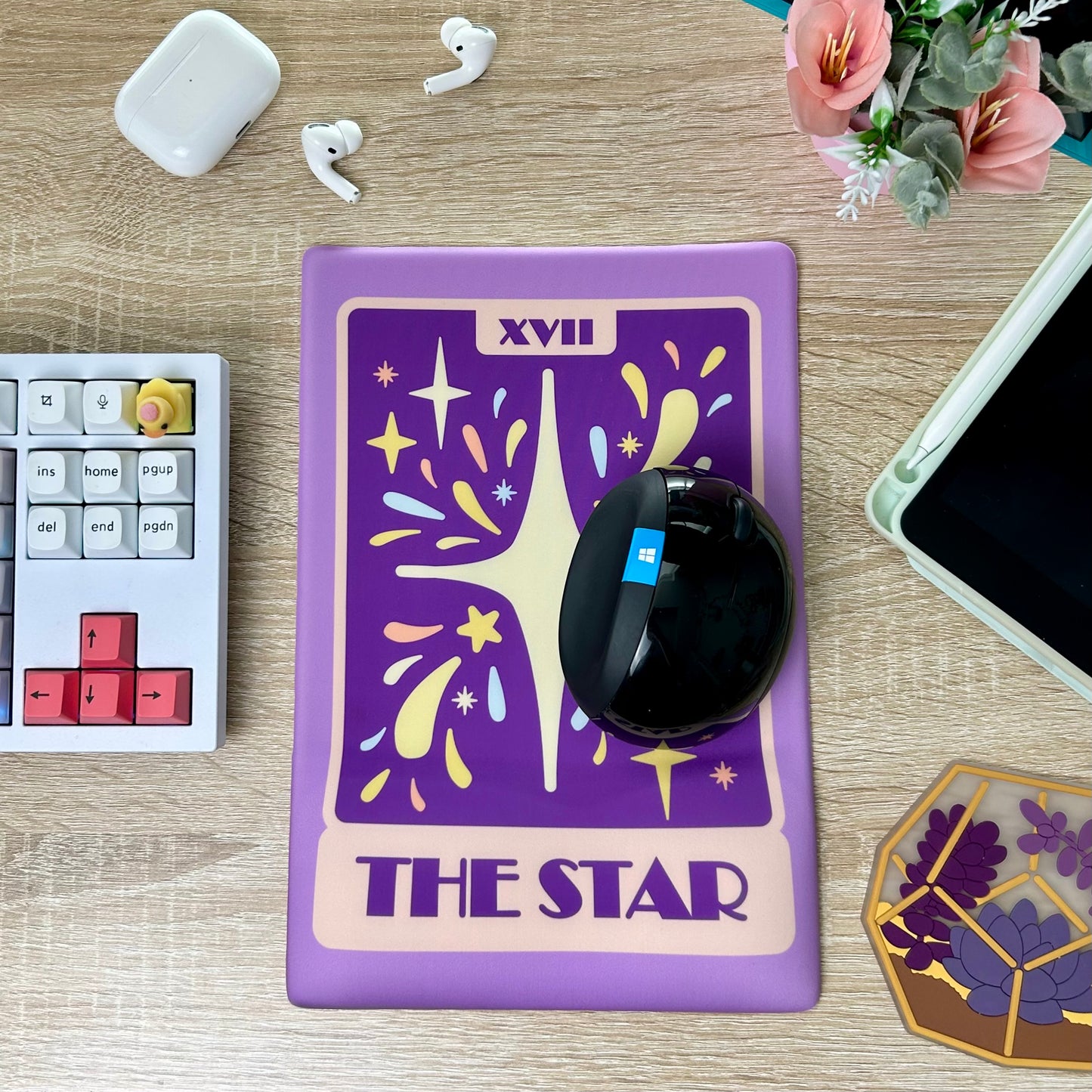 The Star Tarot Card Ergonomic 3D Mousepad