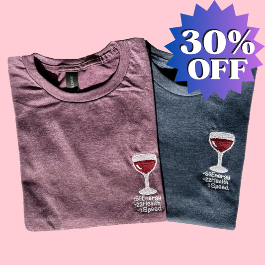 Wine Stats Short Sleeve TShirts